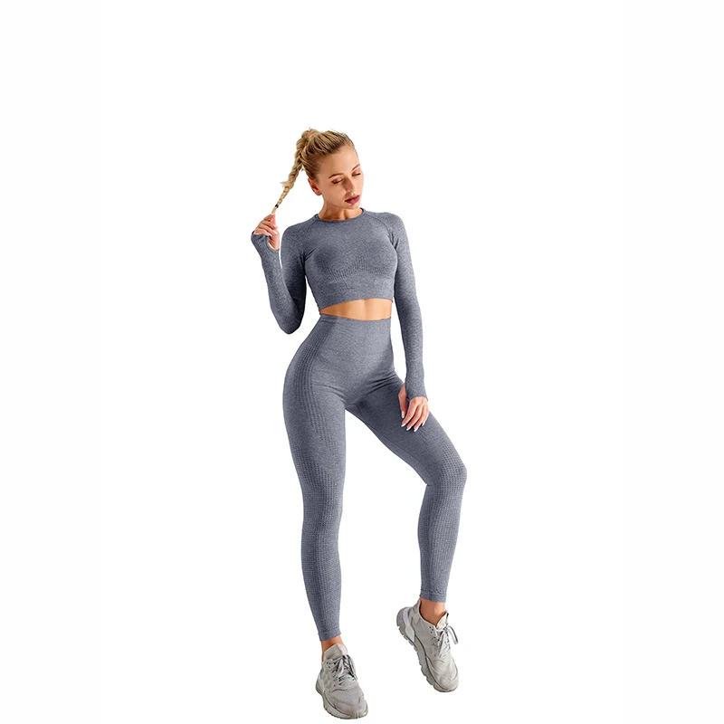 OQQ Women's 2 Piece Yoga Leggings Ribbed Seamless Workout High Waist Cross  Over Athletic Exercise Leggings : : Clothing, Shoes & Accessories