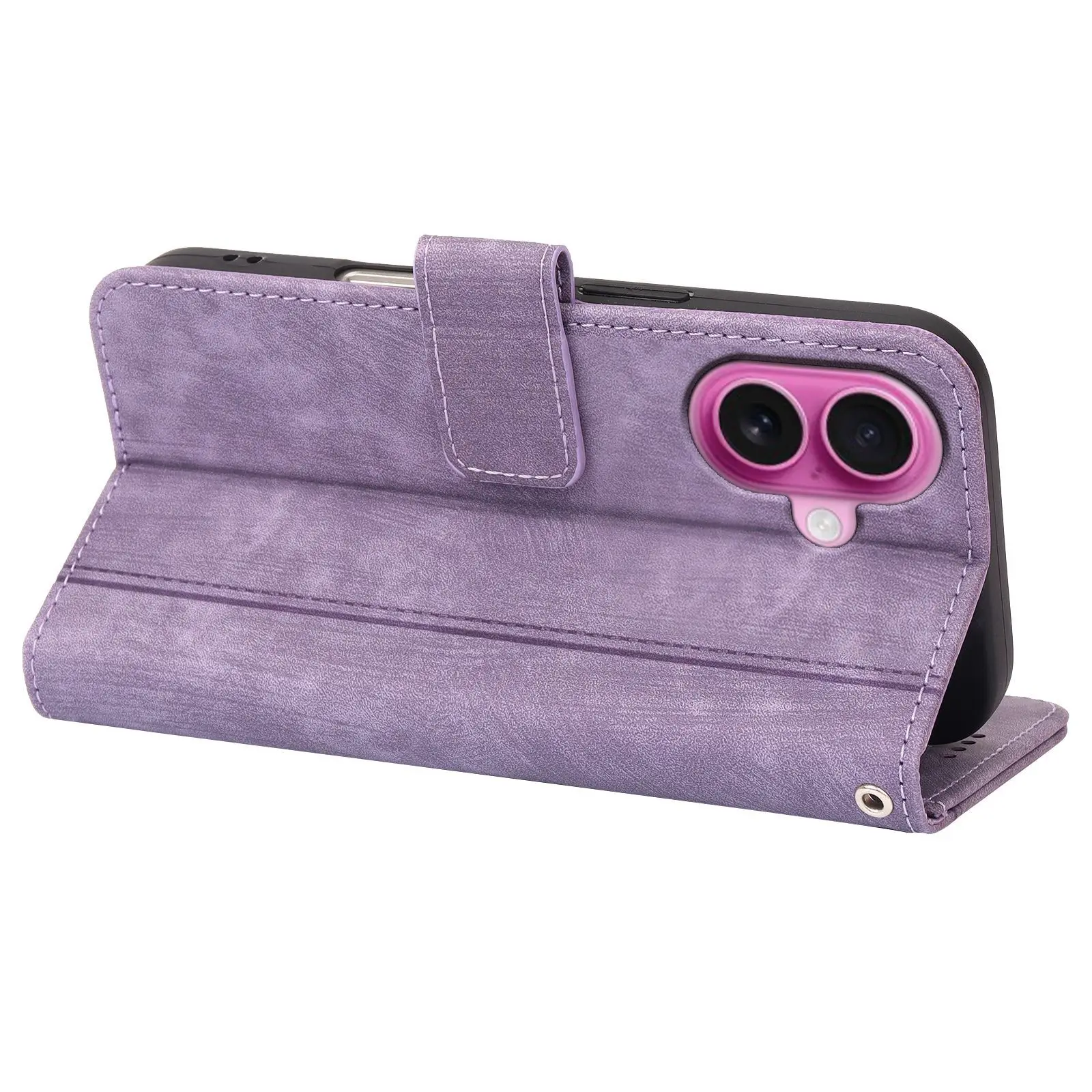 product custom fashion business wallet card holder mobile phone flip cover for iphone 17 16 15 pro stand leather clamshell phone case-4