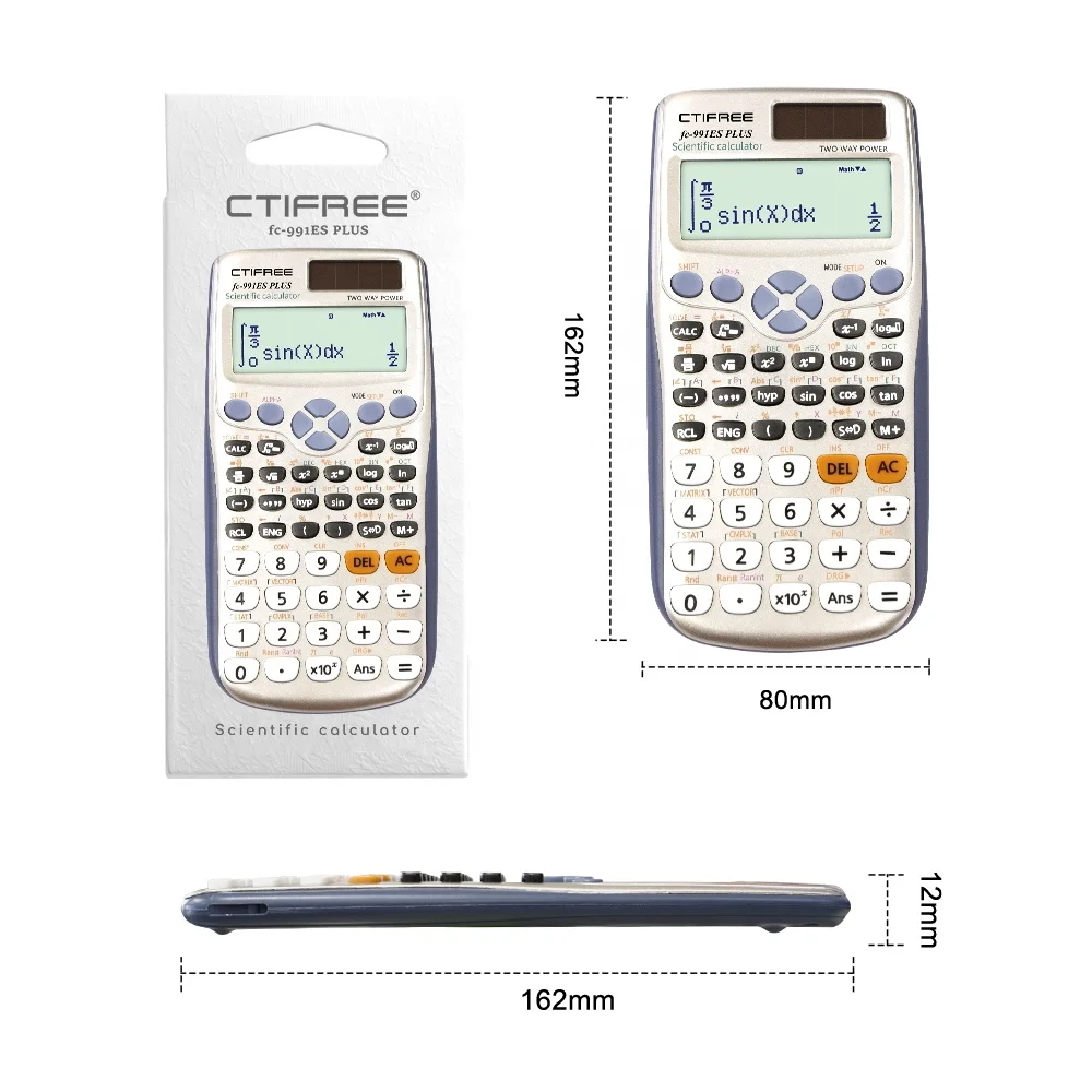 Digit Calculator Fx-991es Plus Scientific Calculateur Calculadora Calculatrices Engineering Scientific Calculator With Cover