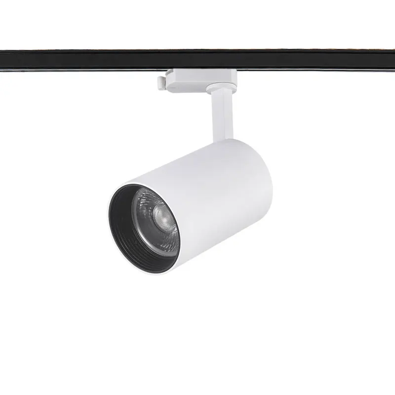 Простая конструкция 10 Вт светодиодный Трековый светильник поверхностного монтажа Регулируемый потолочный в алюминиевом корпусе gu10 точечный