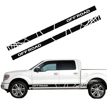 Car Auto Racing Body Side Stripes Vinyl Modified Stripe Decal Vinyl Stickers Stripes Decals Accessories
