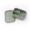 Vert olive, 3 compartiments, 700 ml