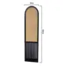 180cm high, 50cm wide [1 fan] - Retro Black