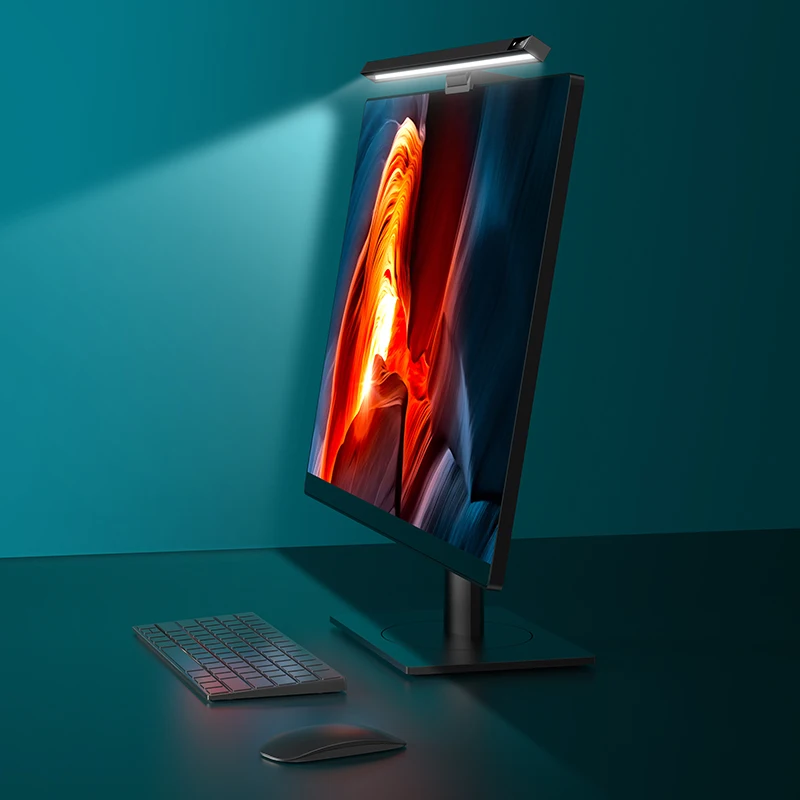 Usams ZB236 3 à 1 bar de l'écran travail de bureau portable Lampe LED  Moniteur couleur bienveillante de l'oeil modifiable Lampe pour ordinateur  portable - Chine Lampe de table, moniteur LCD