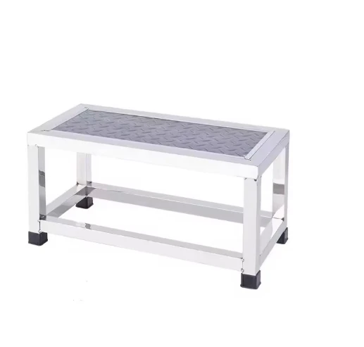 Medical Single Double Layer Three Layer Stainless Steel Footstool Hospital Surgery Footstool Examination Bed Stairs Steps