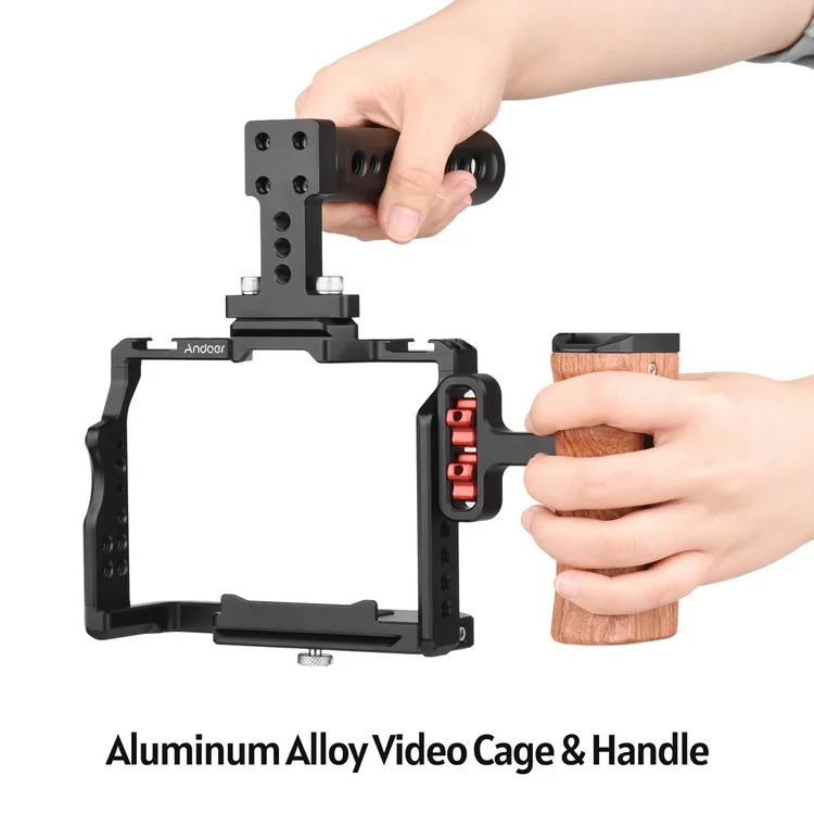 Cage De Caméra En Alliage D'aluminium Pour Sony A7R III / A7 II / A7III - Montage D'accessoires, Protection