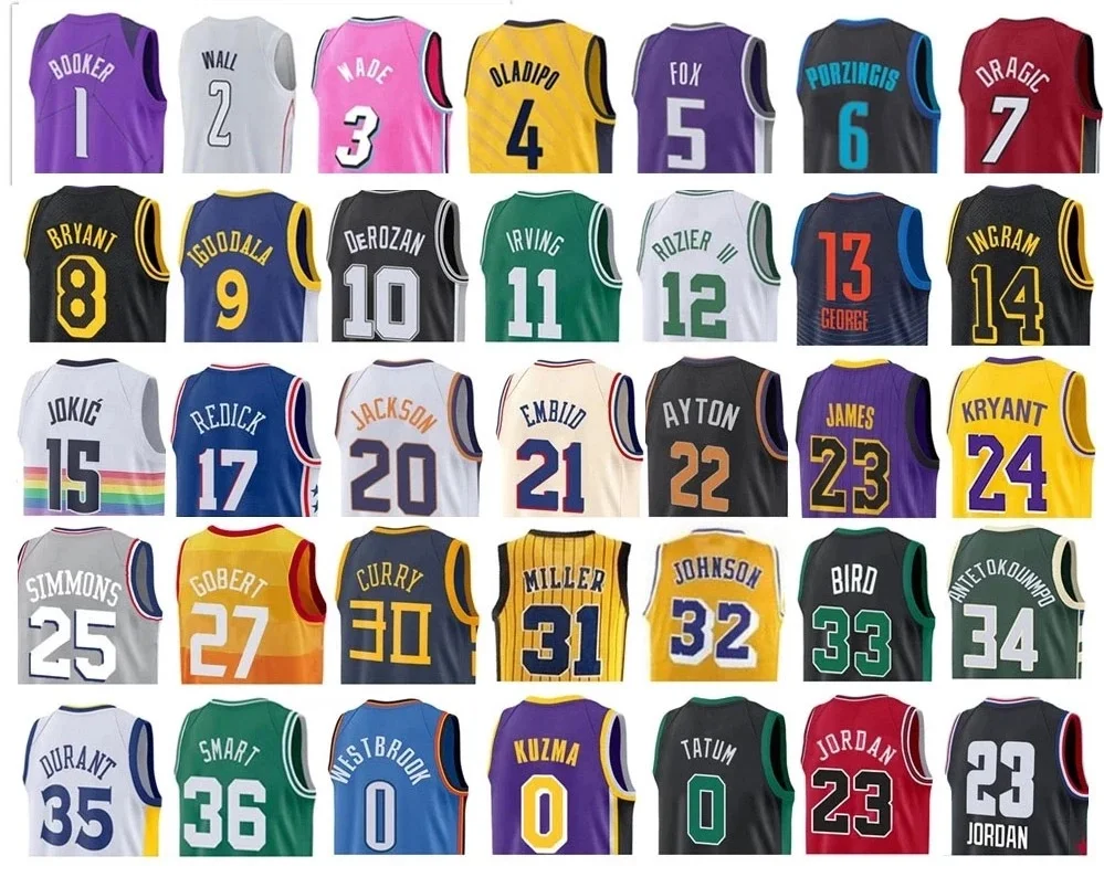 Custom Embroidered Men's #24 Kobe Bryant Basketball Jerseys/uniforms