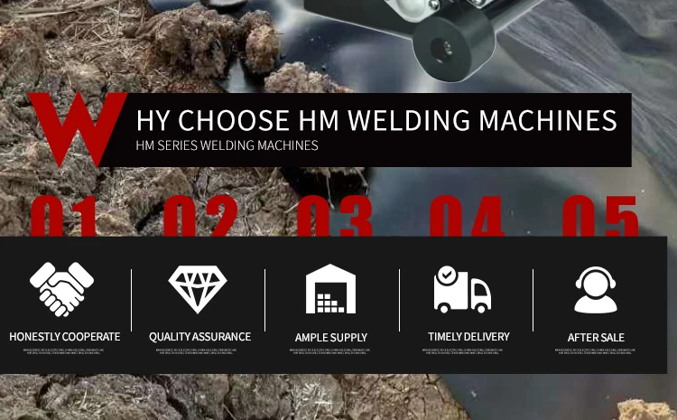 factory product Hand-held machine for welding geomembrane PVC PE EVA plastic type welding machine