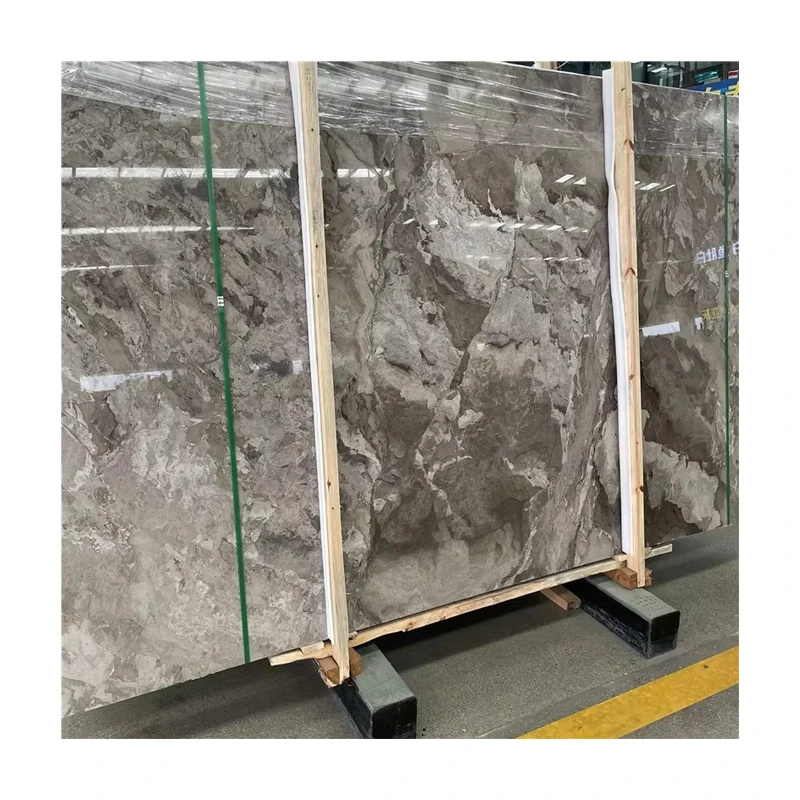 Azulejos de mármol gris de alta calidad para hogar y hotel, pared de fondo, diseño moderno, superficie pulida, venta al por mayor, solución de diseño gráfico