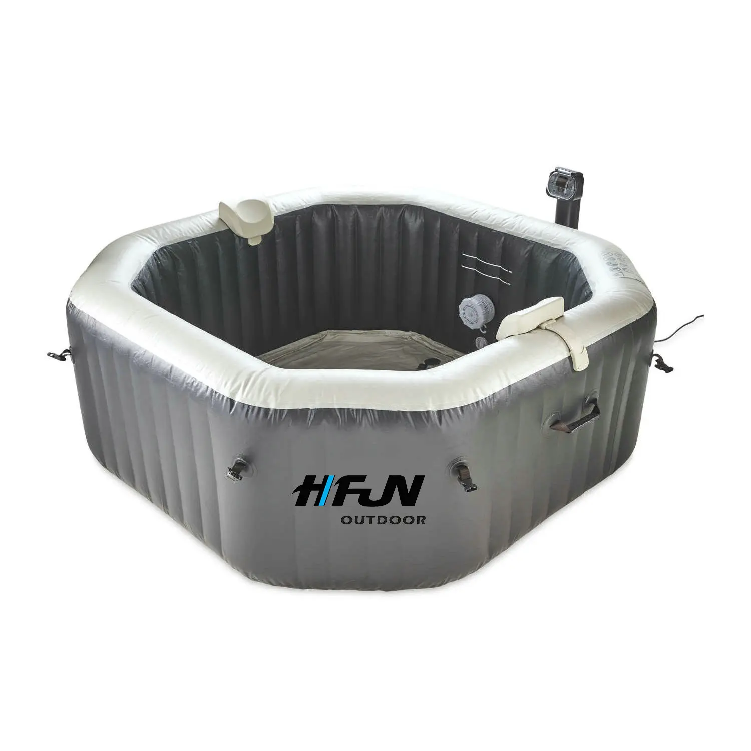 Big 10 Person Indoor Outdoor Bathroom Portable Inflatable Hot Tub Lazy