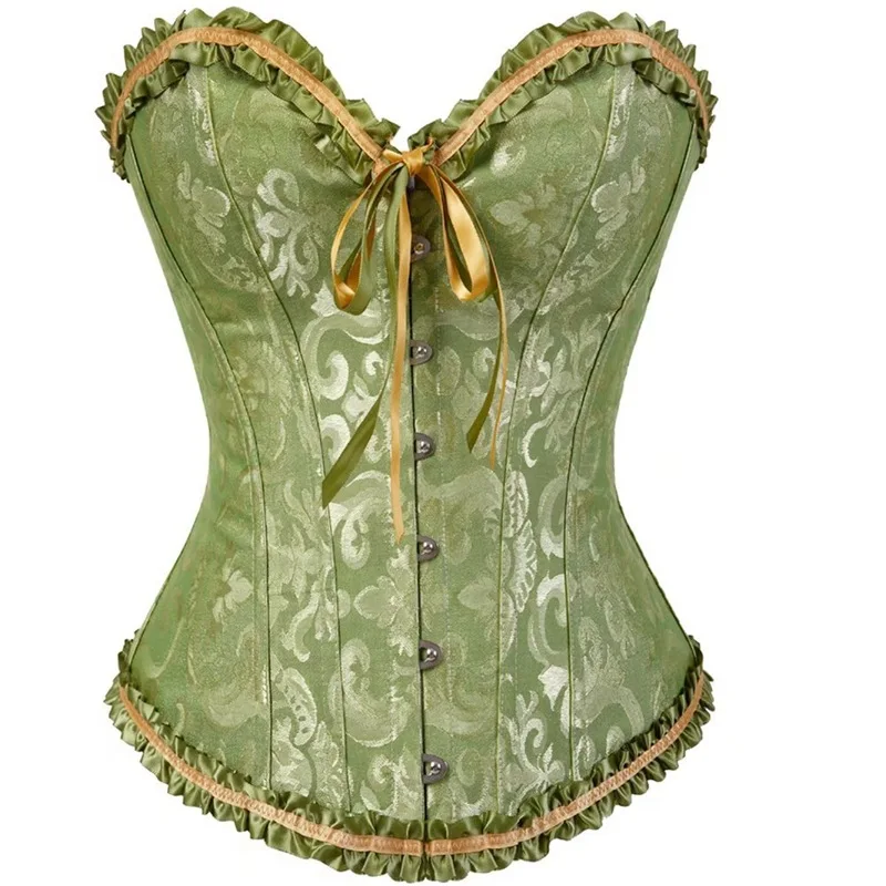 Detachable Printed Floral Mesh Waist Trainer Busty Steel Maternity Shapewear Butt and Hip Body Shaper Lingerie Women Sexy Corset