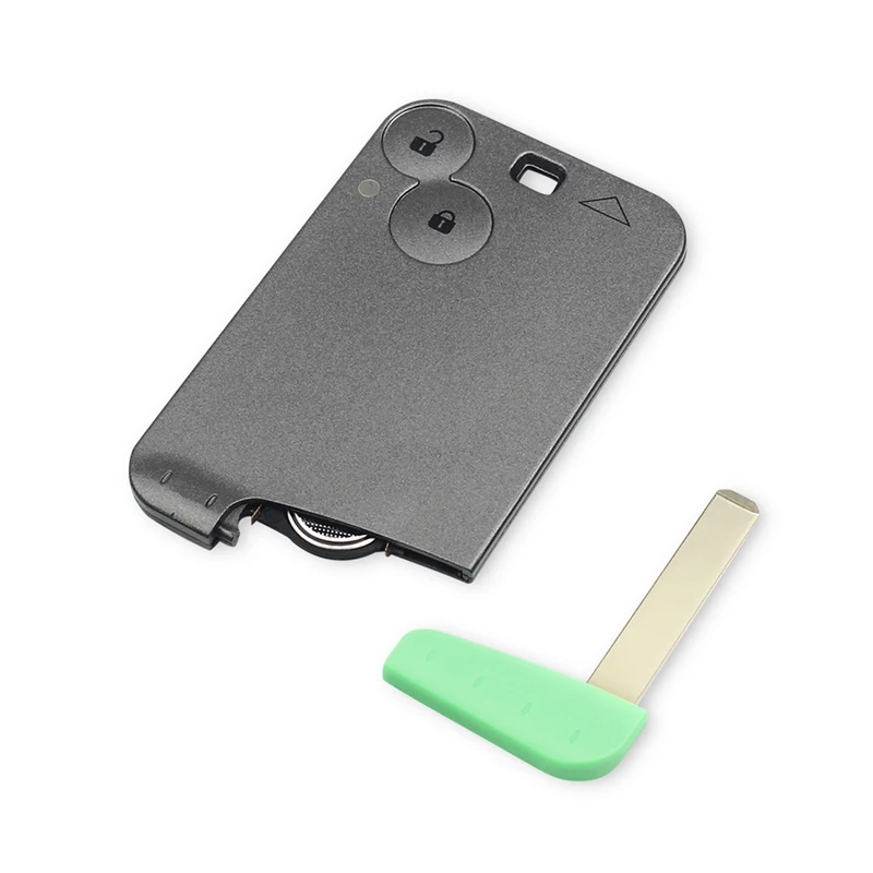 Replacement 2-Button Smart Key Shell 433mhz PCF7947 Chip Remote Control Card Fob for Renault Laguna 2 Clio 3 Espace Vel-Satis