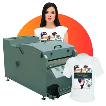 Best selling good quality roll DTF printer t-shirt printing to film machine shaker i3200 60cm all in one industrial dtf printers 24 inch