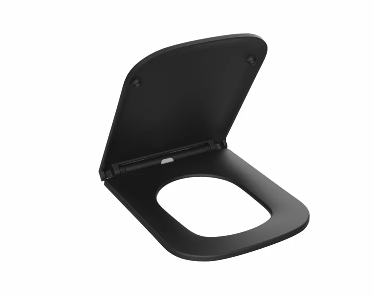 Europe UF Duroplast Uf Matte Seat Cover D Shape Wc Seat Silent Close Square Open Front Bathroom Accessaries Modern