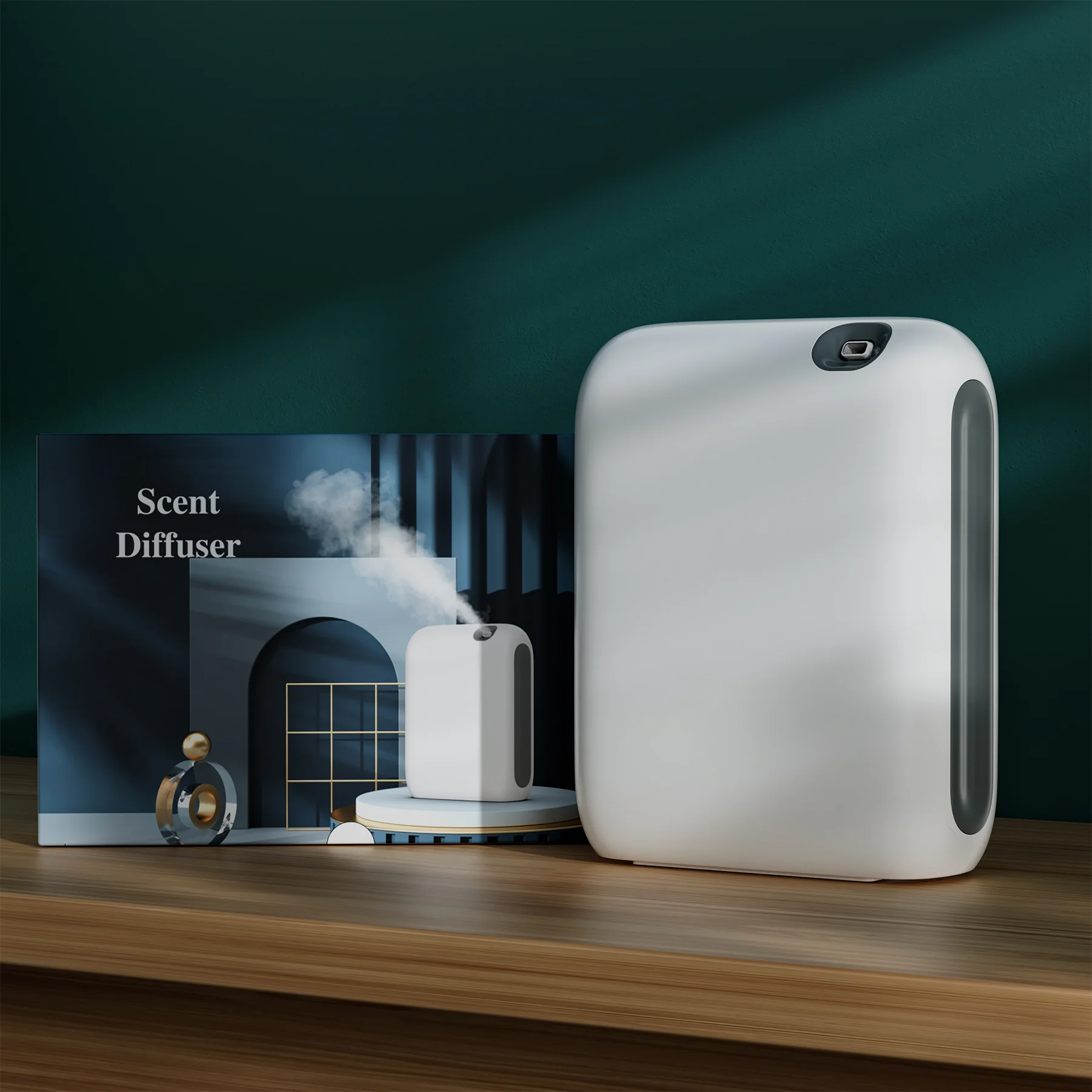 Crearoma Small Wall Mounted Fragrance Diffuser Machine Advanced Atomizer Head Elegant Outlooking Home Essential Oil Diffuser