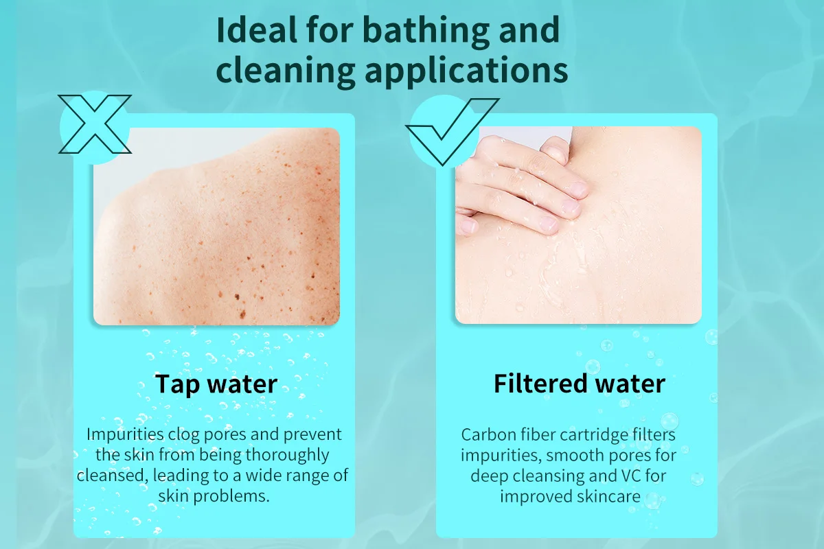 New Style Skin Care Vitamin C Shower Water Filter Shower Head Remove