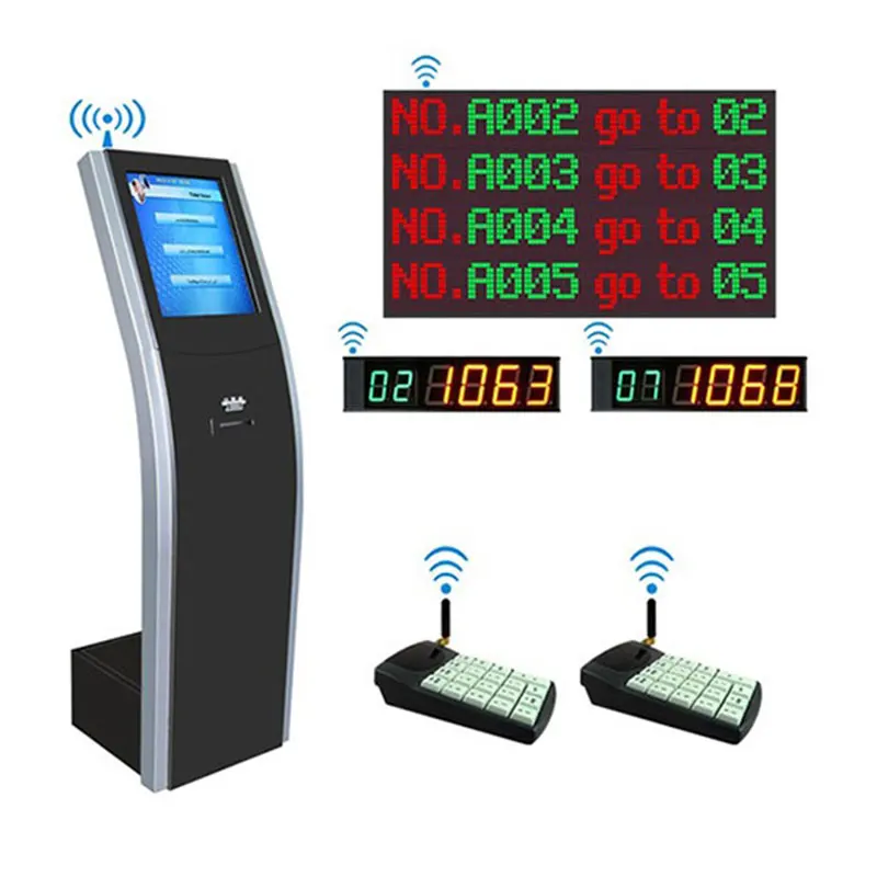 Qmatic Smart Bank Win10 Queue Management System with Queue Caller and LCD LED Display Service Equipment
