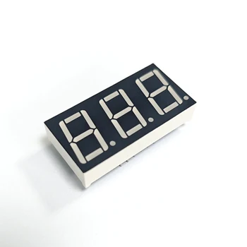 Super Red LED 7 Segment 0.56 Inch 3 Digit 7 Segment Led Display Red 3 Bit 7 Segment Display