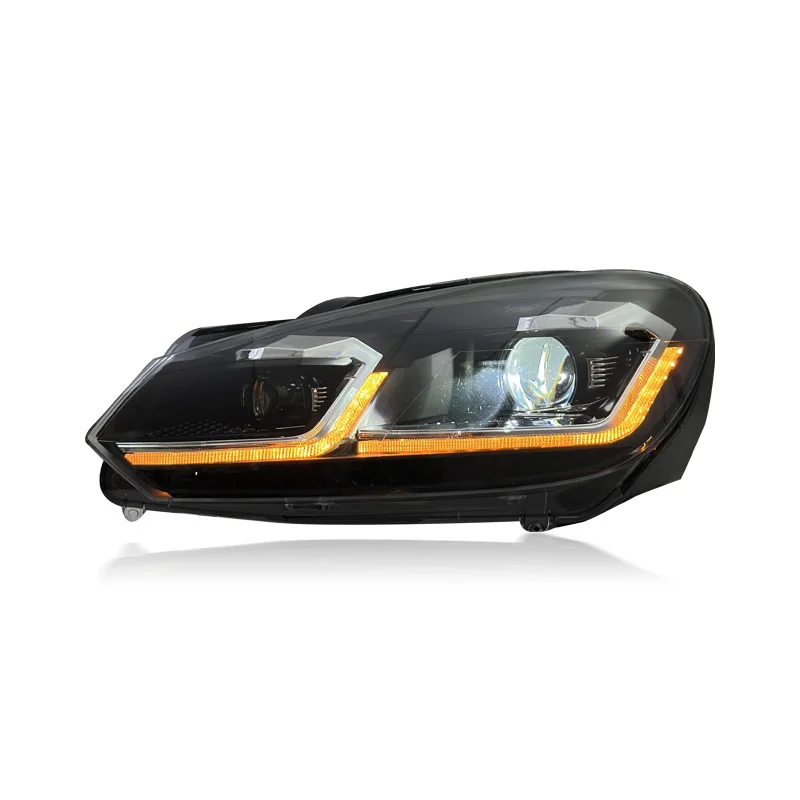 SJC Auto Car Lighting LED Head Lights for Volkswagen Golf 6 Mk6 09-16 Headlights LED Front Lights Car Accessories Plug and Play