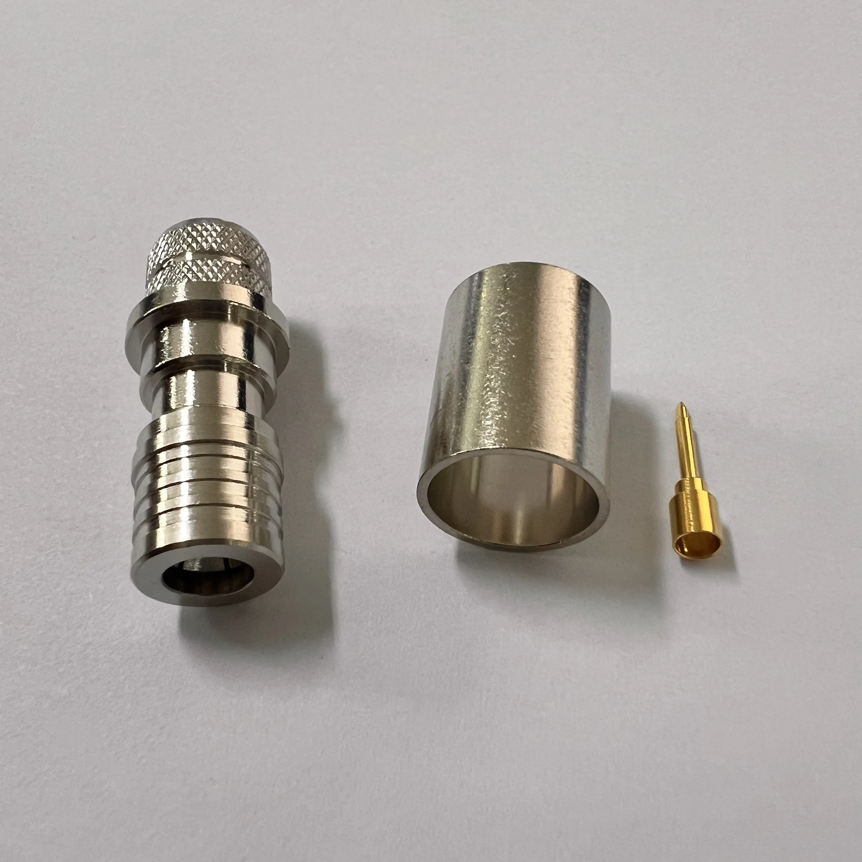 product low price qma c j7d coaxial connector rf brass qma male jack connector with thread for rg8 rg213-0