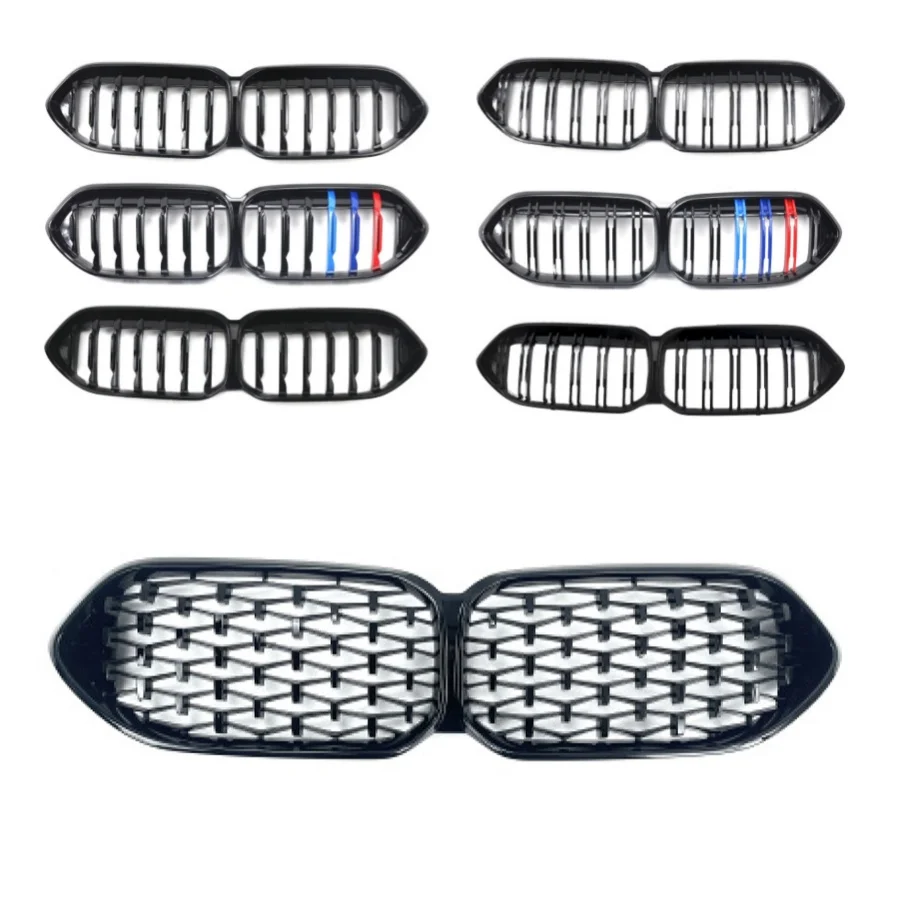 TIYPEOR F44 Diamond Black Front Bumper Grille Mesh Grill Trim for BMW 2 Series F44 2020 - 2023