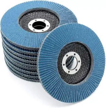 Zirconia Flap Discs Grit 120 Flap Abrasive Type 29 Zirconia Grinding Wheel for Wood Metal