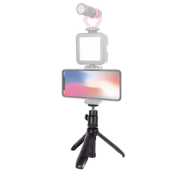 Tripod with ABS Plastic 1/4 Screw Portable Flexible for Various Cameras Flash-Light LED Light Mobile Phone Clip