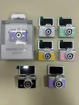 Latest CCD Mini Camera 90 Flip Selfie HD IPS 1080P Night Vision Beauty Filter Portable MicroSD Retro Thumb Camera Kids detail image