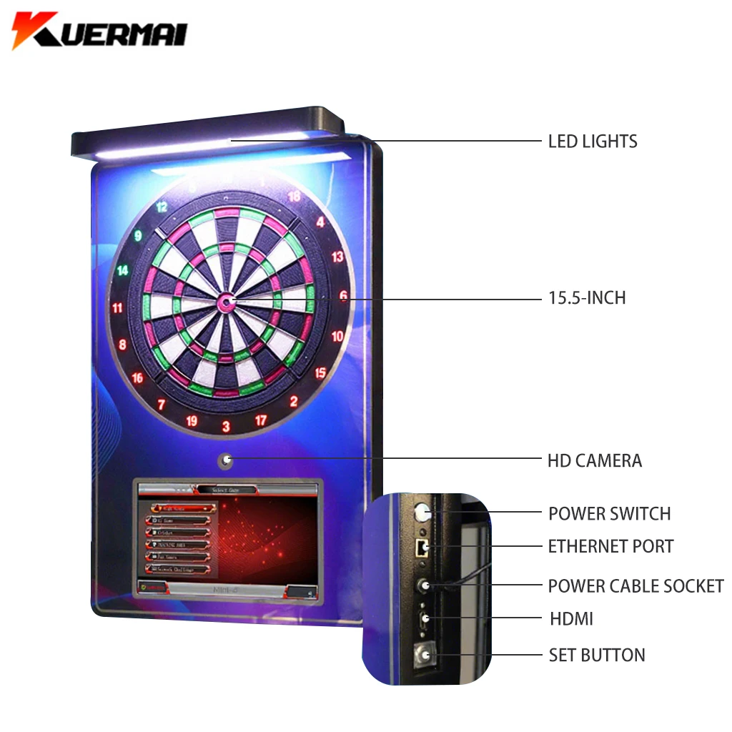 新款飞镖机廉价投币式游戏电子飞镖机价格适合酒吧