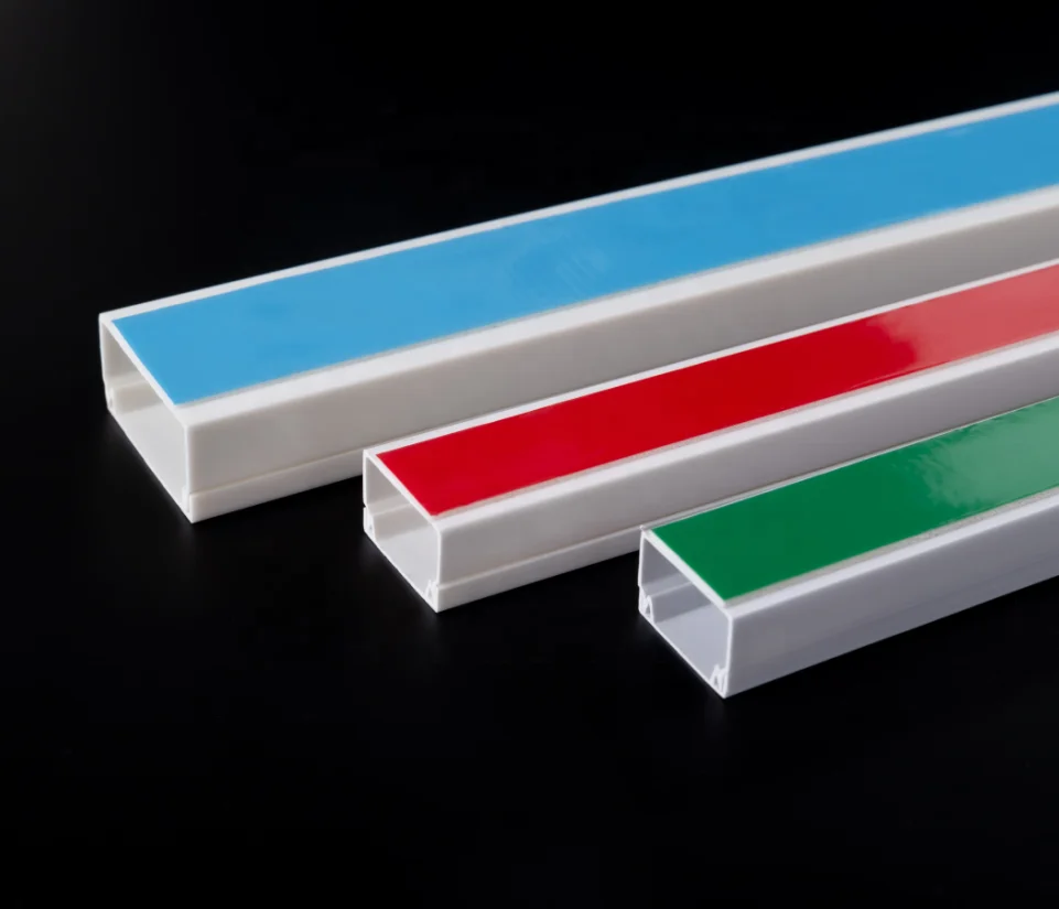 PVC Wire Cable Ducts Cable Trunking 60x40mm Ethiopia PVC Trunking Price