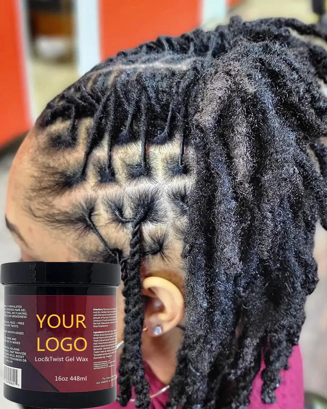 Private Label Strong Hold Loc Gel And Braid Gel Whole Sale Loc N Twist