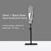 Mano izquierda plateada+Base Blaker