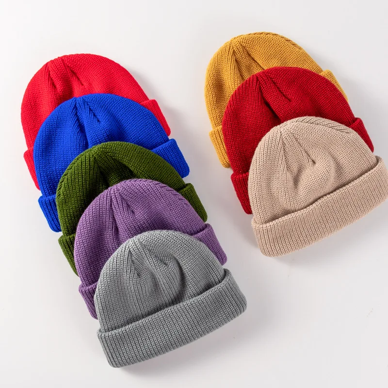 Unisex Blank Beanie Cap Knitted Hat 