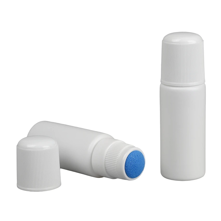 30ml Round Bottom Plastic Bottle with Twist Top Sifter Caps Bottom Round Powder Bottle