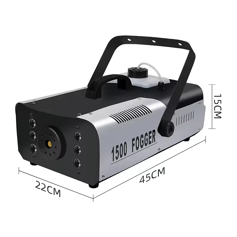 Premium Smoke Generator with Advanced LED Lighting Devices, Offering Stunning Stage Visual Effects for Party Clubs