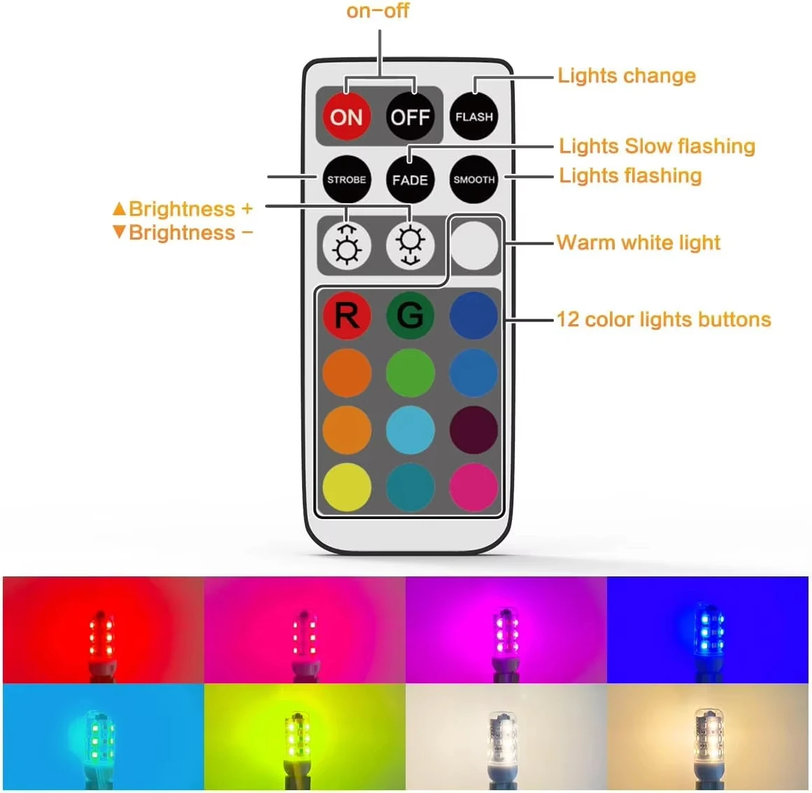 product remoto control rgb g9 led lamp 2w equivalent to 25w halogen bulb flickering free rgb g9 led light bulb-39