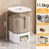 Cream+Transparent 11.5kg rice capacity