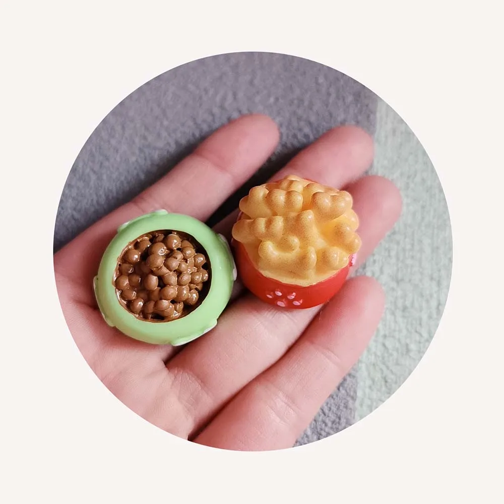 Polymer Clay Miniature Dollhouse Food Miniatures 100pcs Miniature