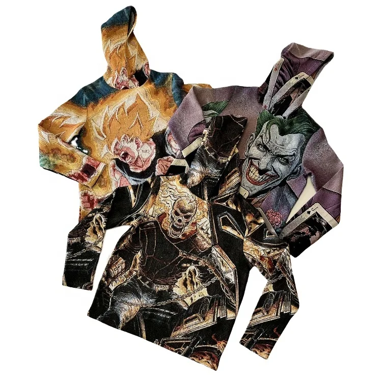 2022 Hot Sale Streetwear Tapestry Hoodie Us Streetwear Men Hoodies Plus