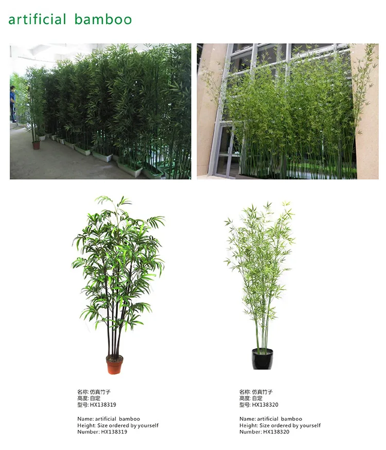 Wholesale 6ft Tall Backyard Indoor Floor Decoration Artifical Plastic
