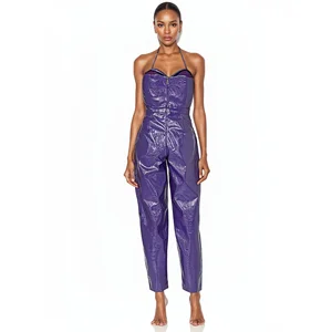 High-waisted Purple Back New  Spring and Autumn Walk Condole Pants  Women