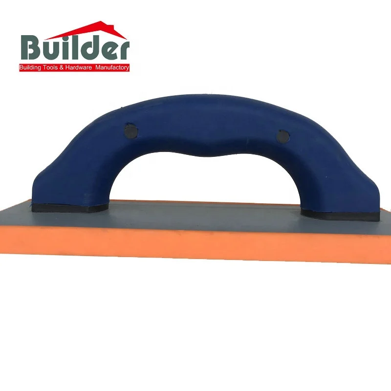 Masonry & Concrete Float Removal Tool with Squared Rubber Base for Commercial & DIY Level Grout Trowel with Special Features