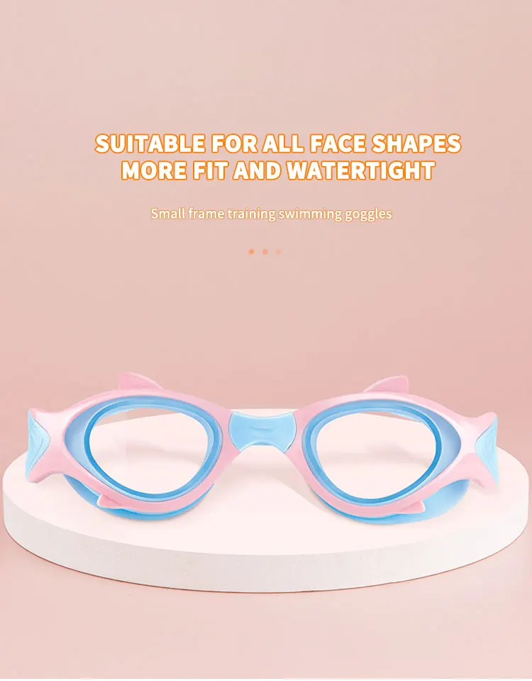 Swimming Glasses Wide View Frame Eyewear Anti Scratch Colorful Anti Uv