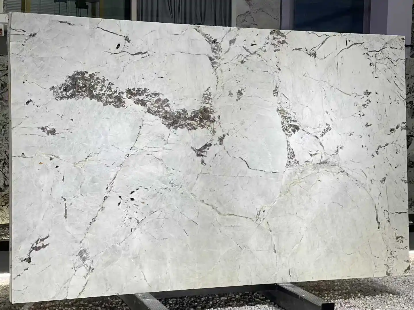 Natural Brazil Luxurious White Natural Patagonia Quartzite Wall Panel Translucent Pandora Marble Slabs Tiles