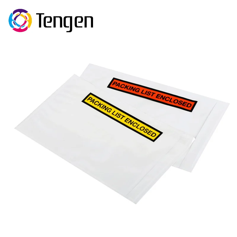 Packing List Envelope For Protecting Documents From Waterproof And Dust