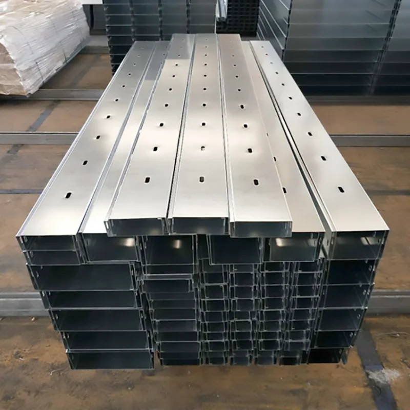 Perforated Cable Tray Stainless Steel Galvanized Aluminum Metal Ventilated Waterproof Cable Tray