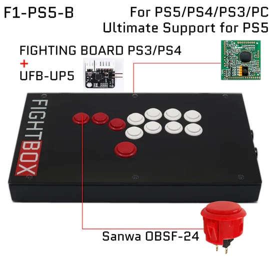 FIGHTBOX F1 Arcade Game Controller - Versatile & Durable