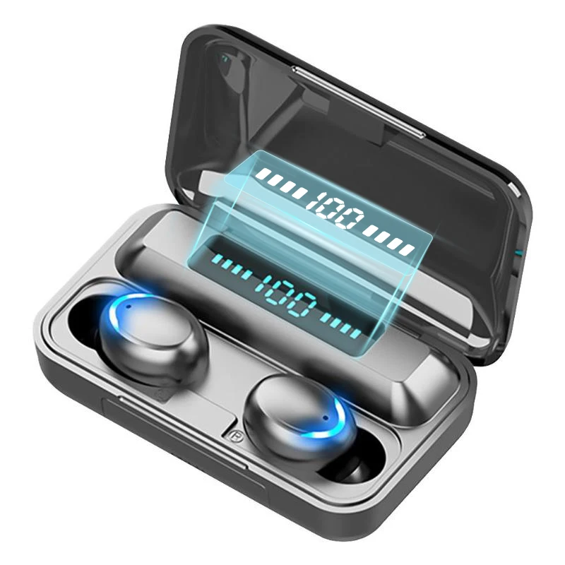 Бесплатный образец гарнитуры ture беспроводные наушники Игровые наушники-вкладыши f9 tws наушники-вкладыши f9 5c наушники с внешним аккумулятором