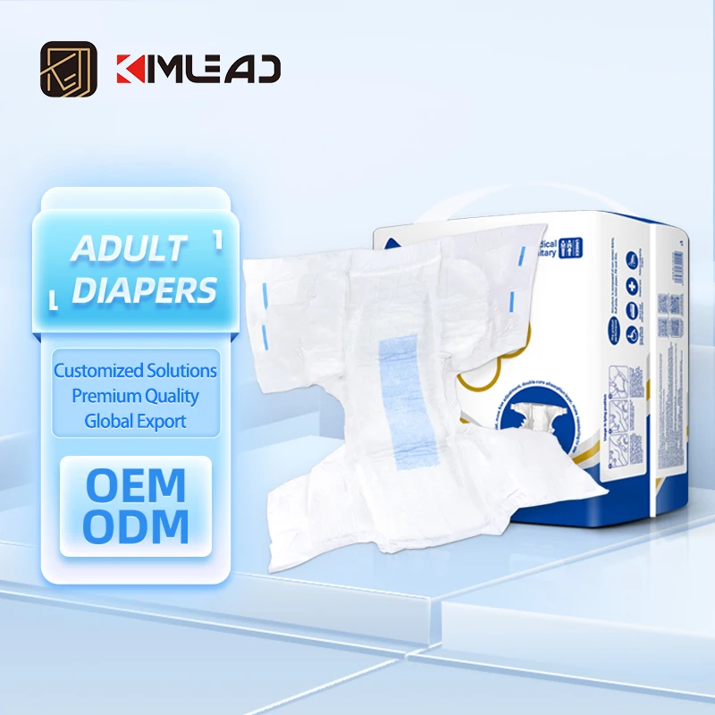 Kimlead disposable nappies and adult diapers supplier geriatric diapers for adult type panties