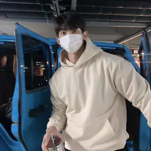 Wholesale Plain Custom Streetwear Hoodie Heavyweight Cotton Oversized Mens Training Wear Fitted Hoodies for Men